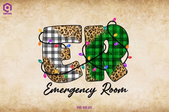 ER Emergency Room Graphics for Crafts