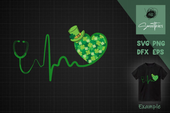 Irish Nurse St Patrick’s Day Graphics for Crafts