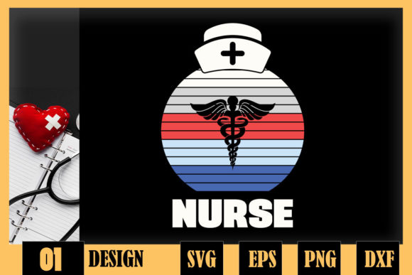 Nurse Health Care Worker Graphics for Crafts