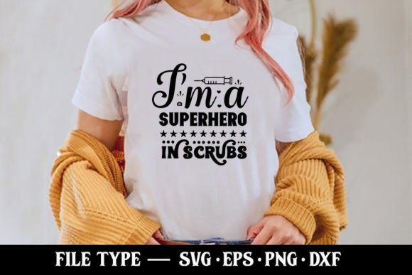 Nurse SVG for T-Shirt Designs & Graphics