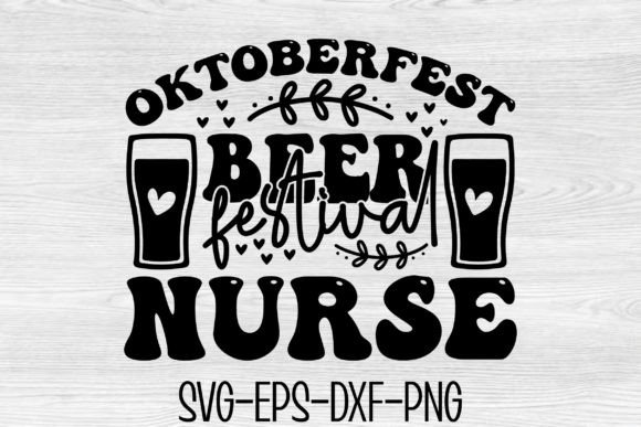 Oktoberfest Nurse Graphics for Crafts