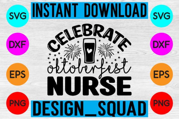 Oktoberfest Nurse Graphics for Crafts