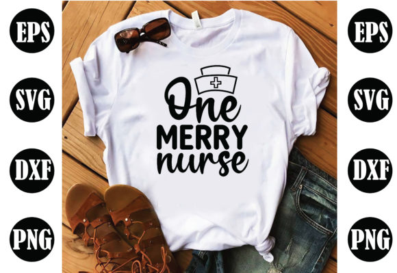 One Merry Nurse Graphics for Crafts