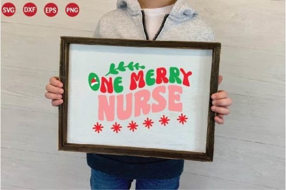 One Merry Nurse Retro: Graphics for Crafts