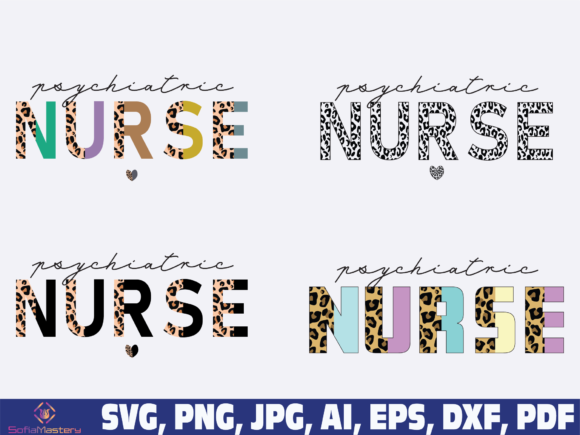 Psychiatric Nurse Graphics for Crafts